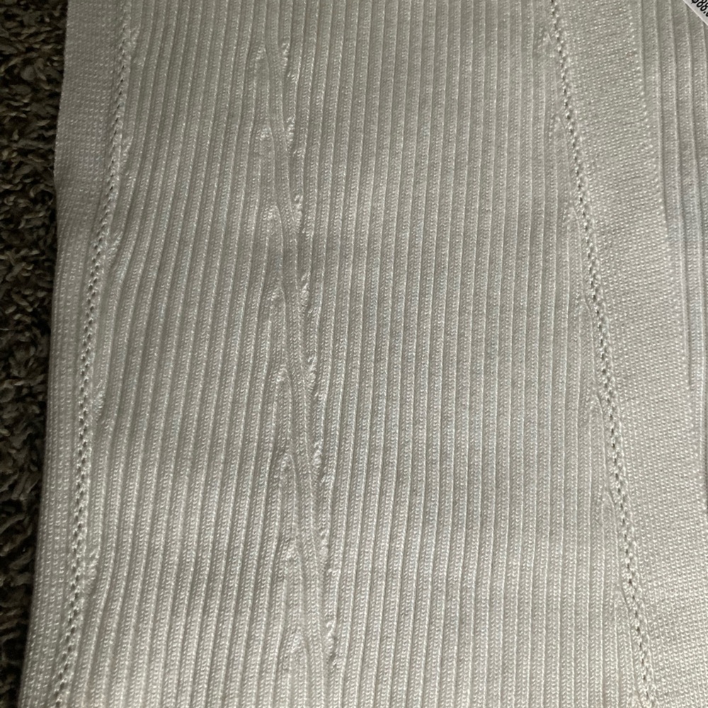Elie Tahari Long Sleeveless Vest Ivory White Size L NWT - Picture 6 of 12